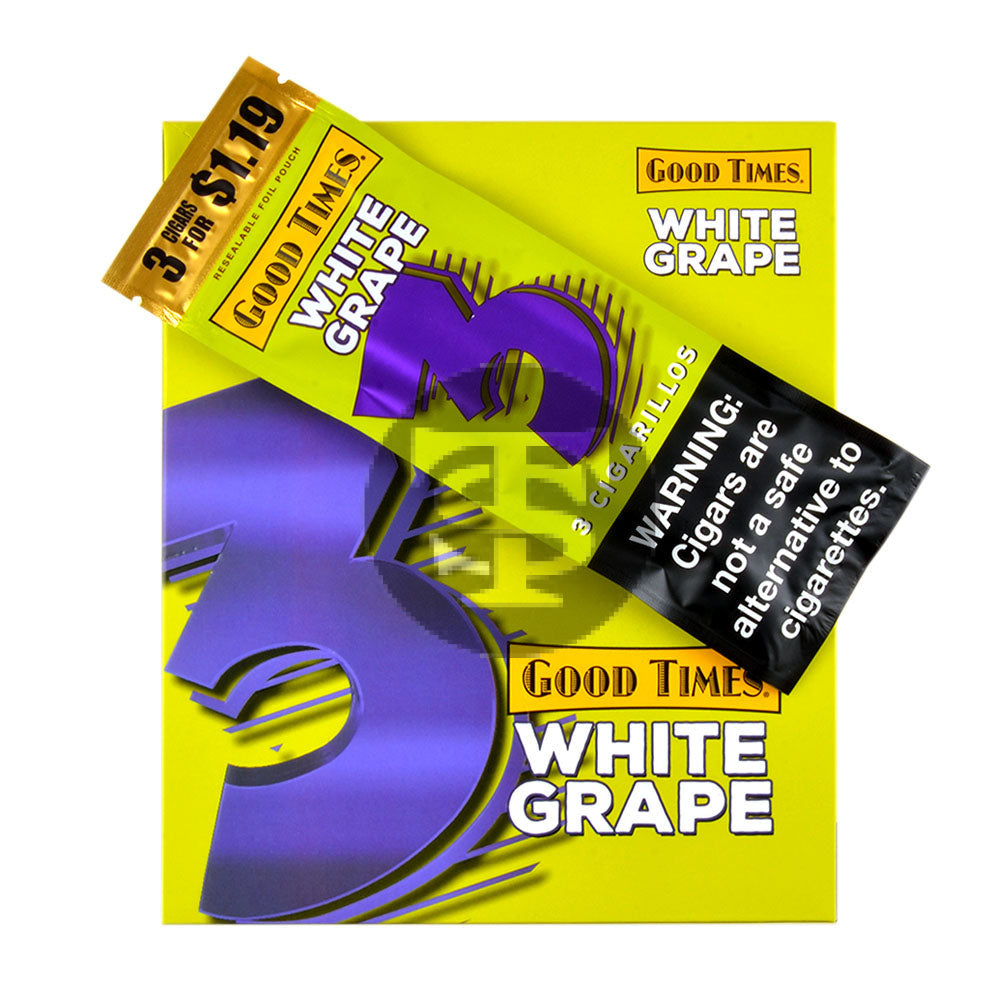 Good Times Cigarillos White Grape 45ct $1.19