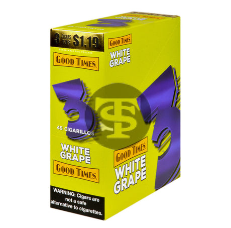 Good Times Cigarillos White Grape 45ct $1.19