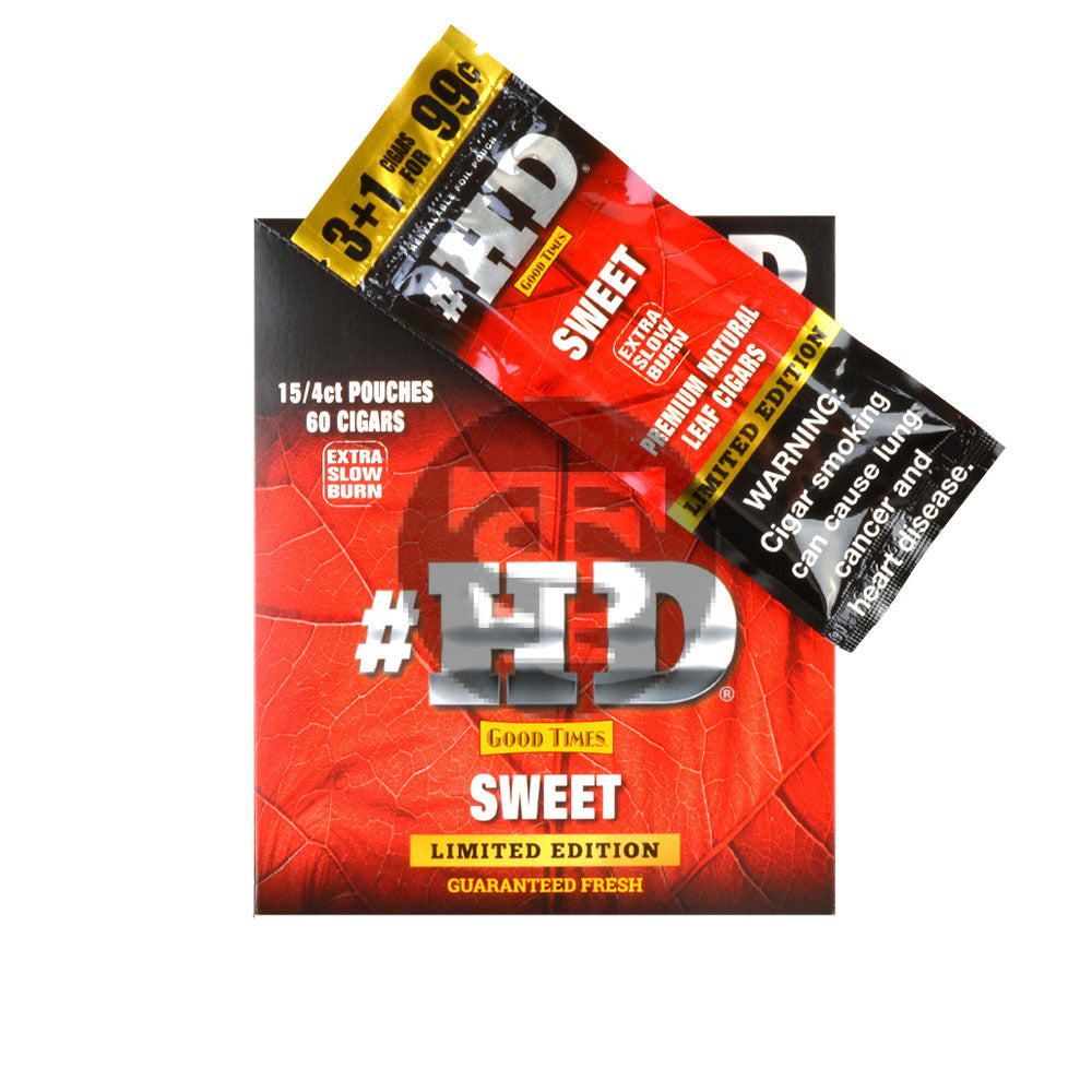 hd tobacco Good Times HD Cigarillos 3+1 For 99c Pack of 60 Sweet – Tobacco Stock