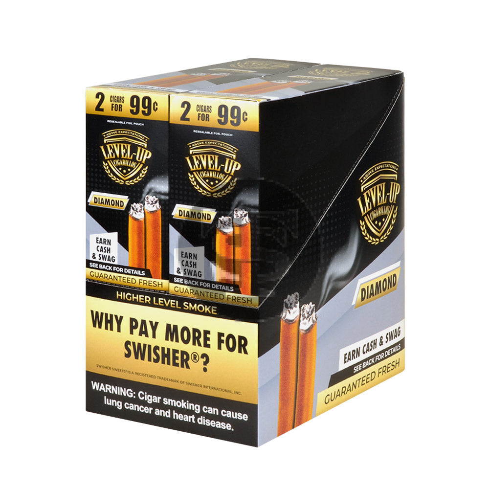 Good Times Level Up Diamond Cigarillos 99c 30 packs of 2