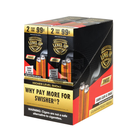 Good Times Level Up Sweet Cigarillos 99c 30 packs of 2