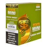 Good Times Mini Cigarillos Green Sweet Pre Priced $1.19 15 Packs of 3