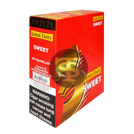 Good Times Mini Cigarillos Sweet Pre Priced $1.29 15 Packs of 3