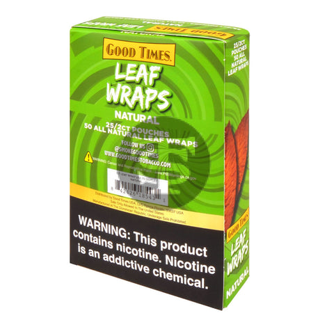 Good Times Natural Leaf Wraps 2x$1.79