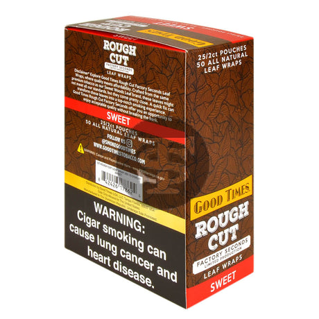 Good Times Rough Cut Sweet Leaf Wraps 25x2ct