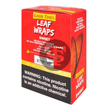 Good Times Sweet Leaf Wraps 2x$1.79