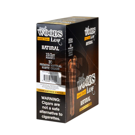 Good Times Sweet Woods 2 For $1.29 Cigarillos 15 Pouches Of 2 Natural 2
