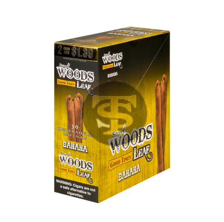 Good Times Sweet Woods 2 For $1.39 Cigarillos 15 Pouches of 2 Banana