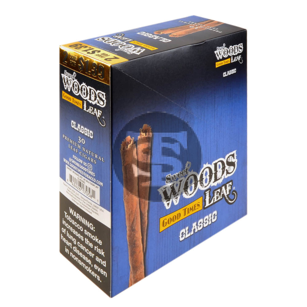 Good Times Sweet Woods 2 For $1.39 Cigarillos 15 Pouches of 2 Classic
