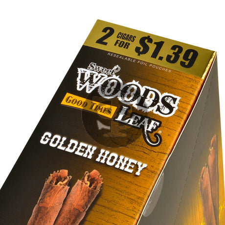 Good Times Sweet Woods 2 For $1.39 Cigarillos 15 Pouches of 2 Golden Honey