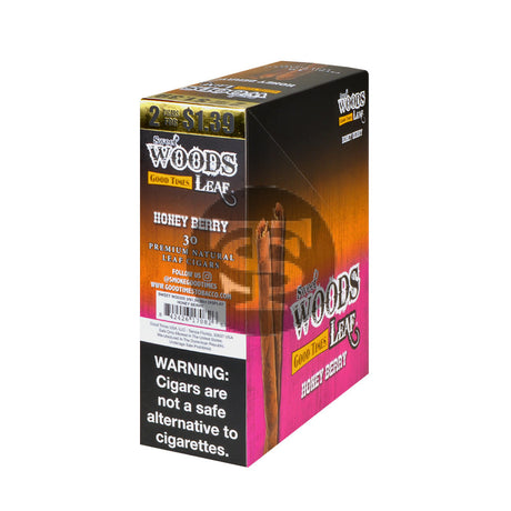 Good Times Sweet Woods 2 For $1.39 Cigarillos 15 Pouches of 2 Honey Berry
