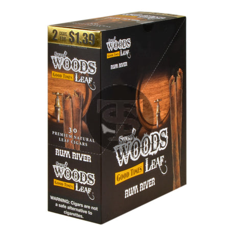 Good Times Sweet Woods 2 For $1.39 Cigarillos 15 Pouches of 2 Rum River