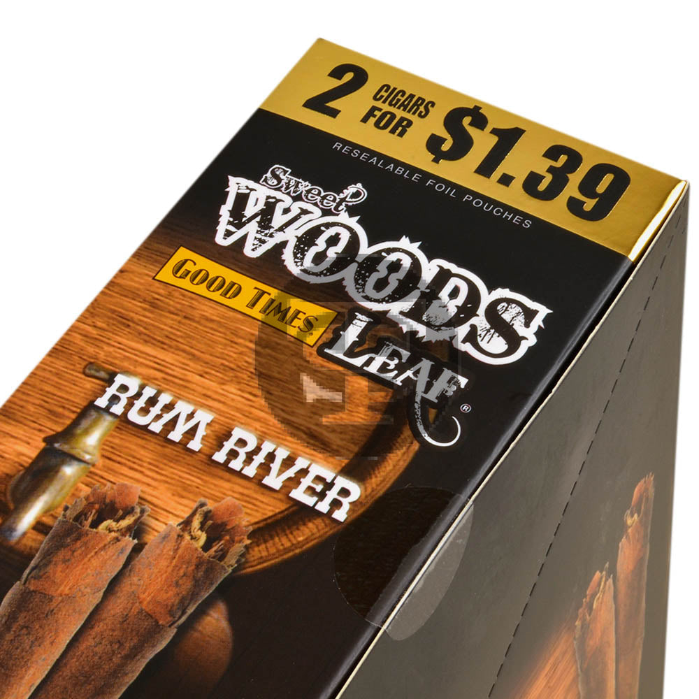 Good Times Sweet Woods 2 For $1.39 Cigarillos 15 Pouches of 2 Rum River