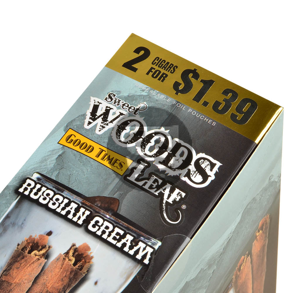 Good Times Sweet Woods 2 For $1.39 Cigarillos 15 Pouches of 2 Russian Cream