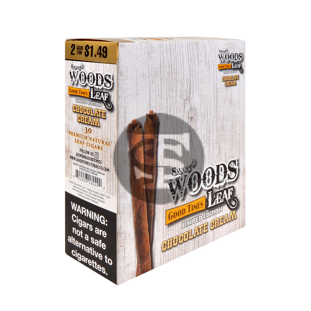 Good Times Sweet Woods 2 For $1.49 Cigarillos 15 Pouches of 2 Chocolate Cream