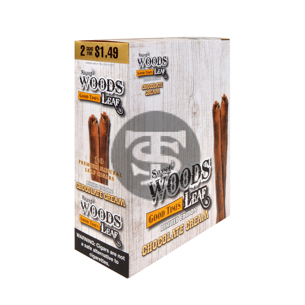 Good Times Sweet Woods 2 For $1.49 Cigarillos 15 Pouches of 2 Chocolate Cream
