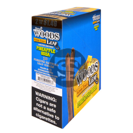 Good Times Sweet Woods 2 For $1.49 Cigarillos 15 Pouches of 2 Pineapple Soda