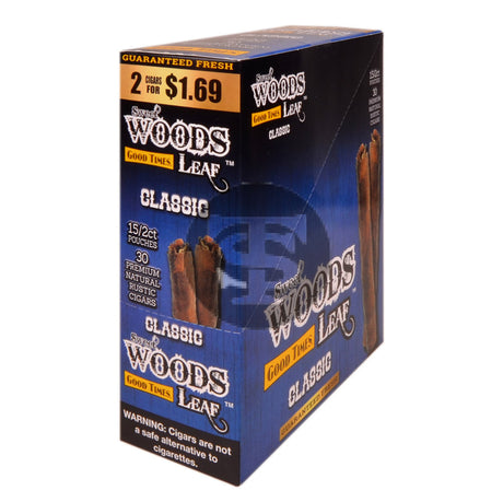 Good Times Sweet Woods 2 For $1.69 Cigarillos 15 Pouches of 2 Classic