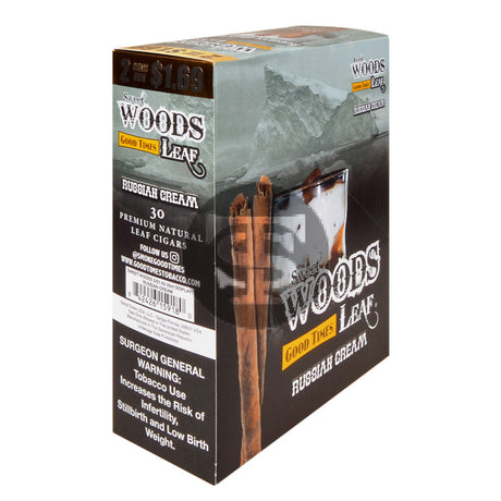 Good Times Sweet Woods 2 For $1.69 Cigarillos 15 Pouches of 2 Russian Cream