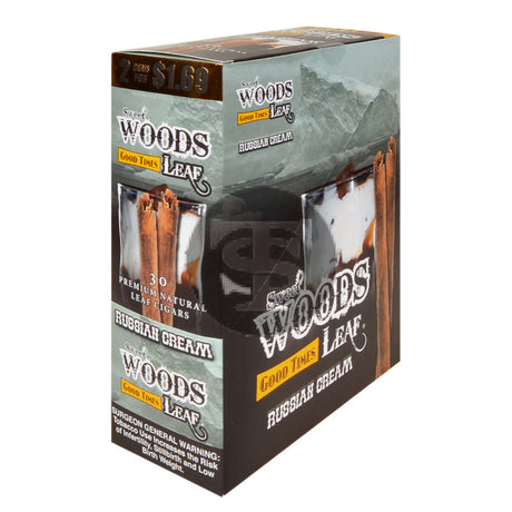 Good Times Sweet Woods 2 For $1.69 Cigarillos 15 Pouches of 2 Russian Cream