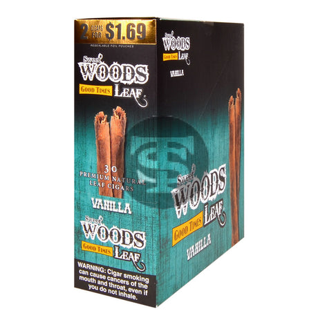 Good Times Sweet Woods 2 For $1.69 Cigarillos 15 Pouches of 2 Vanilla