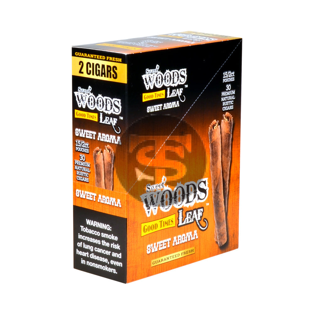 Good Times Sweet Woods cigarillos 15 Pouches of 2 Sweet Aroma 1