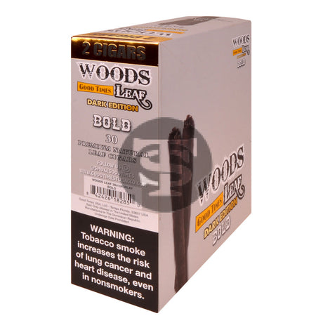 Good Times Sweet Woods cigarillos 15 Pouches of 2 Dark Edition Bold