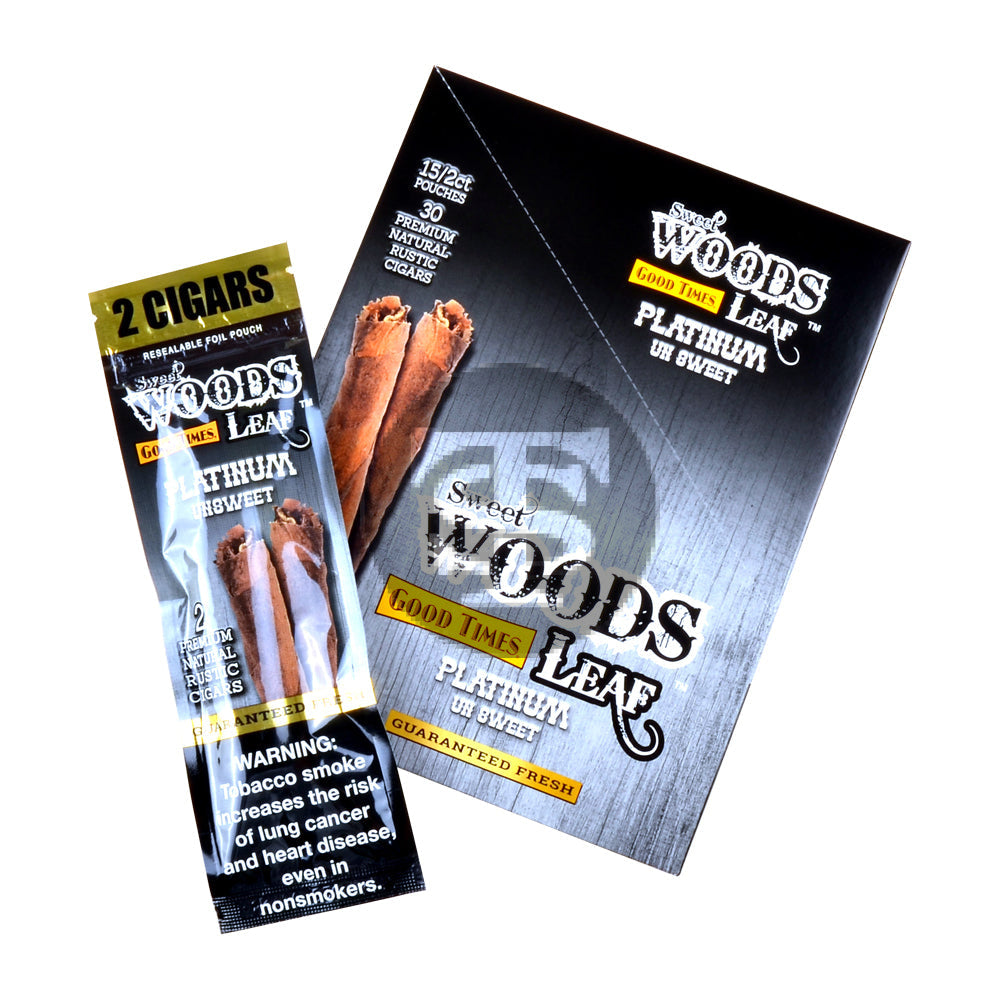 Good Times Sweet Woods Platinum cigarillos | 15 Pouches of 2