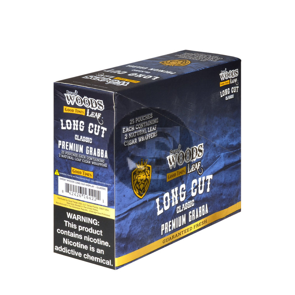 Good Times Sweet Woods Grabba Leaf Wrap Classic 25 Pouches of 2