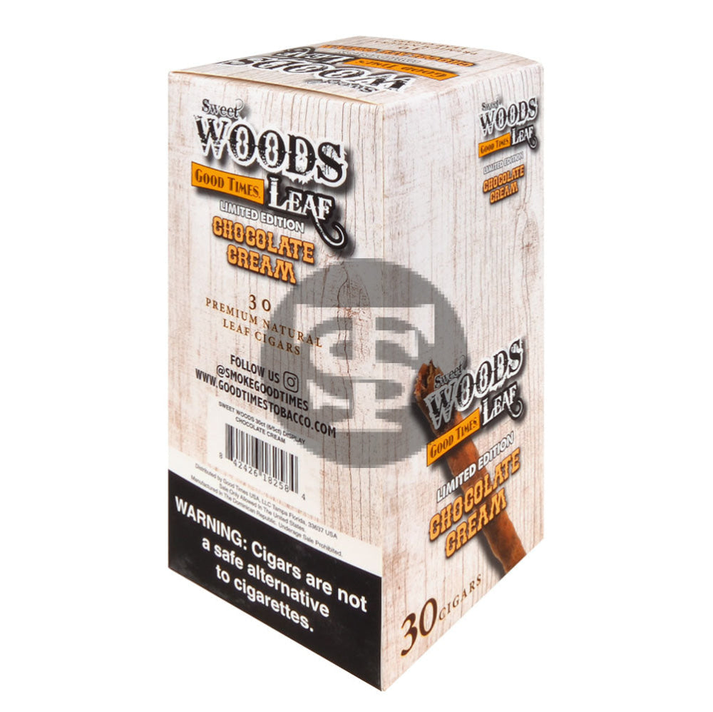 Good Times Sweet Woods Leaf Chocolate Cream Cigarillos, 6 packs of