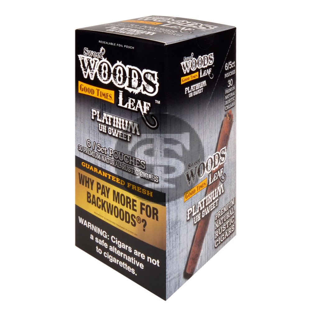 Good Times Sweet Woods Leaf Platinum 6 packs of 5