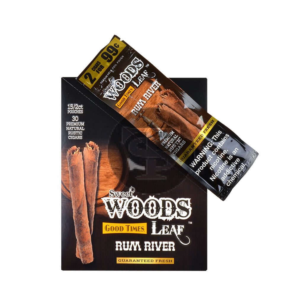 Good Times Sweet Woods Rum River 2/99 Pre Priced 15 Packs of 2 3