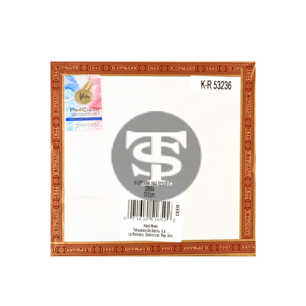 H Upmann 1844 Reserve Corona Cigars Box of 25 4