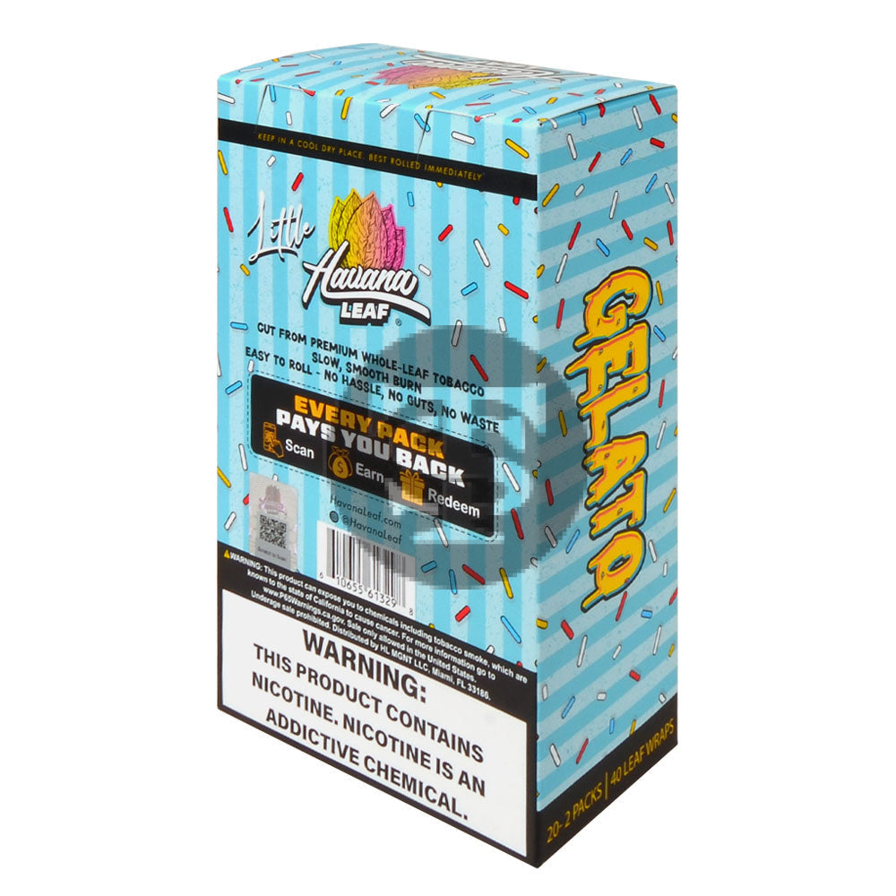 Havana Leaf Little Tobacco Wrap $1.99 Gelato 20x2