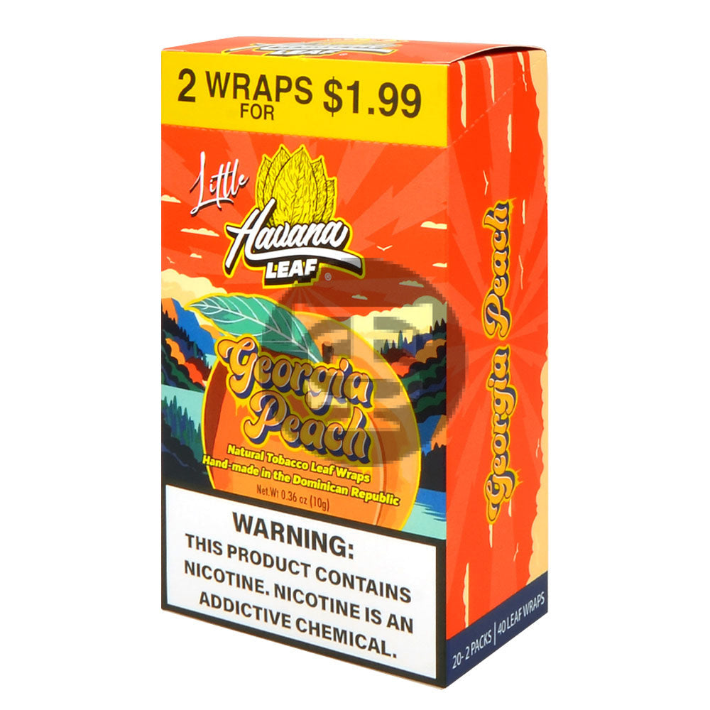 Havana Leaf Little Tobacco Wrap $1.99 Georgia Peach 20x2