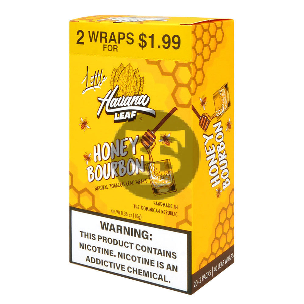 Havana Leaf Little Tobacco Wrap $1.99 Honey Bourbon 20x2