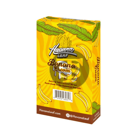 Havana Leaf Natural Tobacco Wrap Banana Cream 8x5pk