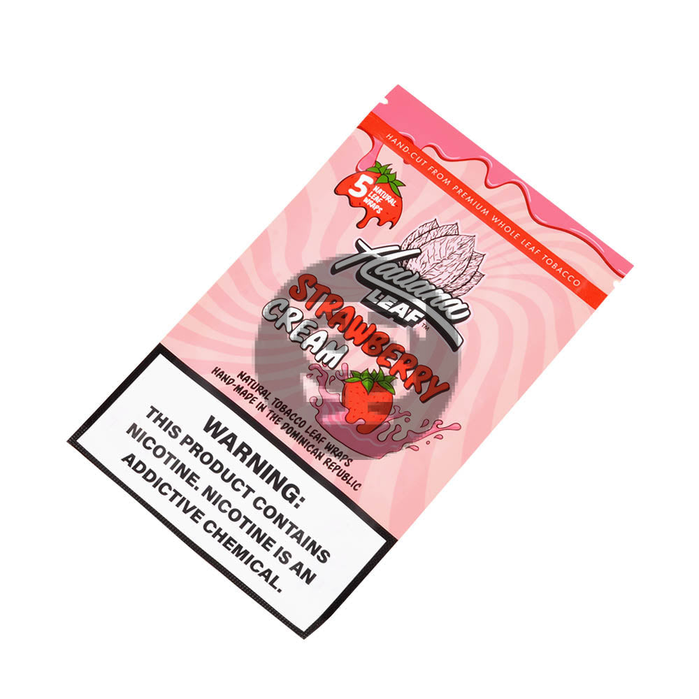 Havana Leaf Natural Tobacco Wrap Strawberry Cream 8x5pk