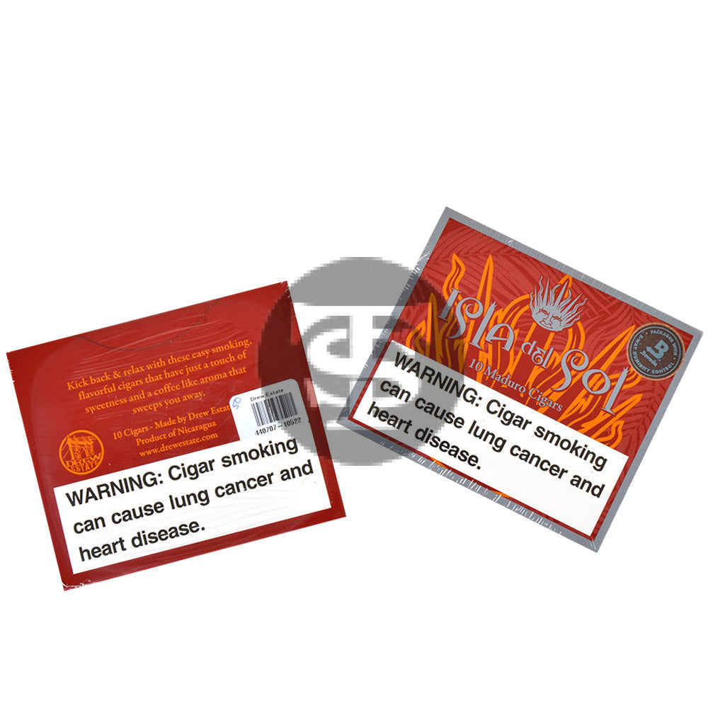 Isla Del Sol Breve Maduro Tins 5 Packs of 10