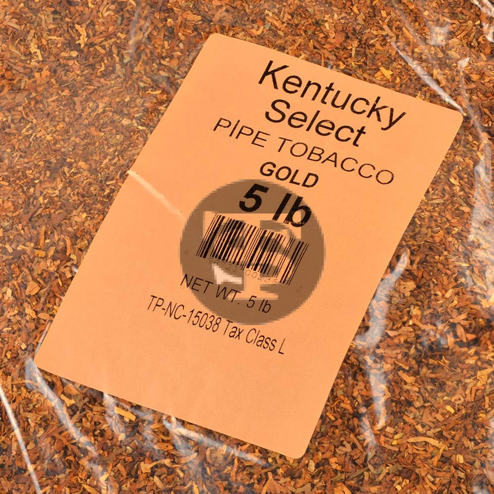 Kentucky Select Gold (Light) Pipe Tobacco 5 Lb. Bag – Tobacco Stock