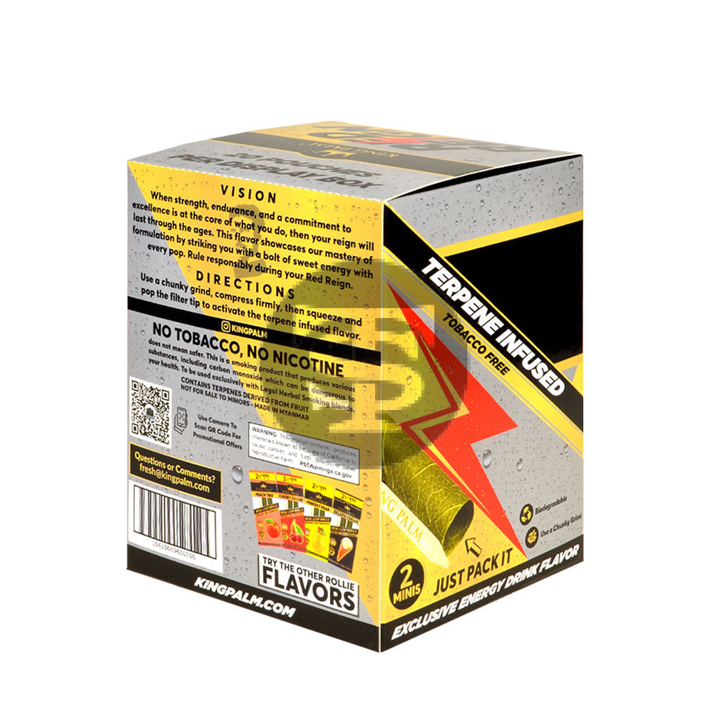 King Palm Rolls Minis Energy Drink 20 Packs of 2