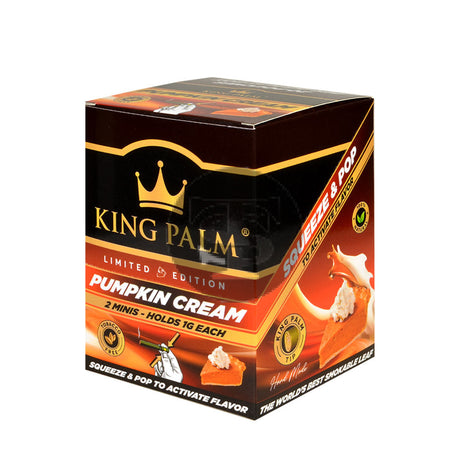 King Palm Rolls Minis Pumpkin Cream 20 Packs of 2