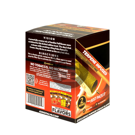 King Palm Rolls Minis Pumpkin Cream 20 Packs of 2