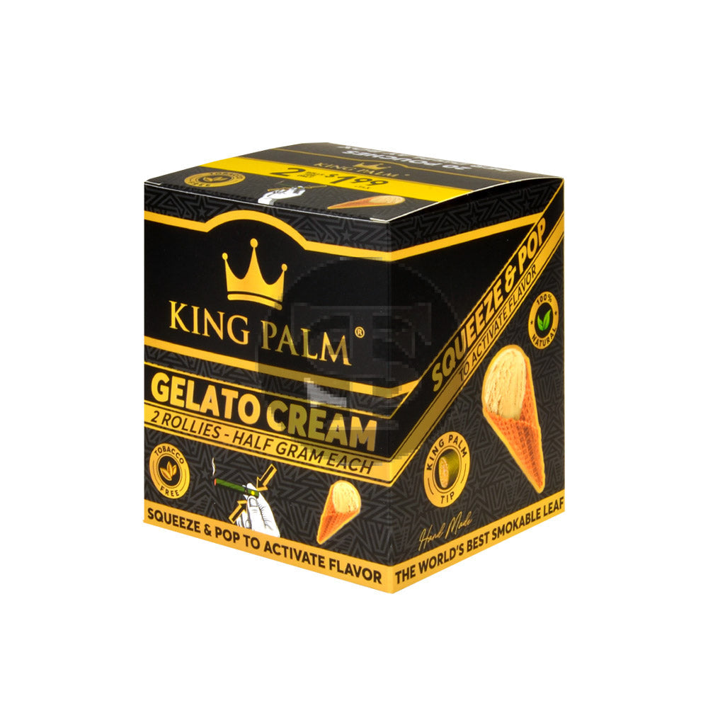 King Palm Rolls Rollies Gelato Cream 20 Packs of 2