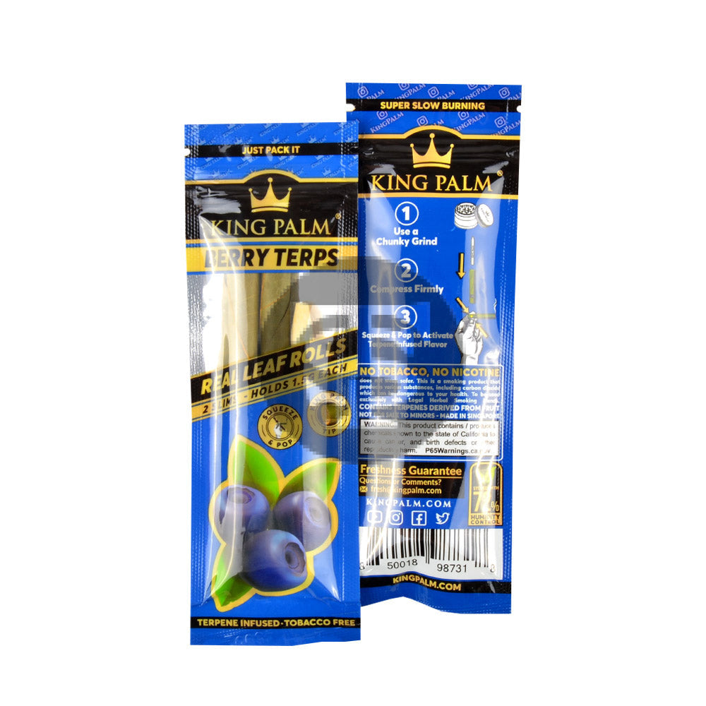 King Palm Rolls Slims Berry Terps 20 Packs of 2