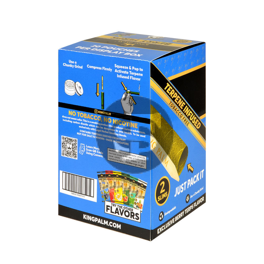 King Palm Rolls Slims Berry Terps 20 Packs of 2