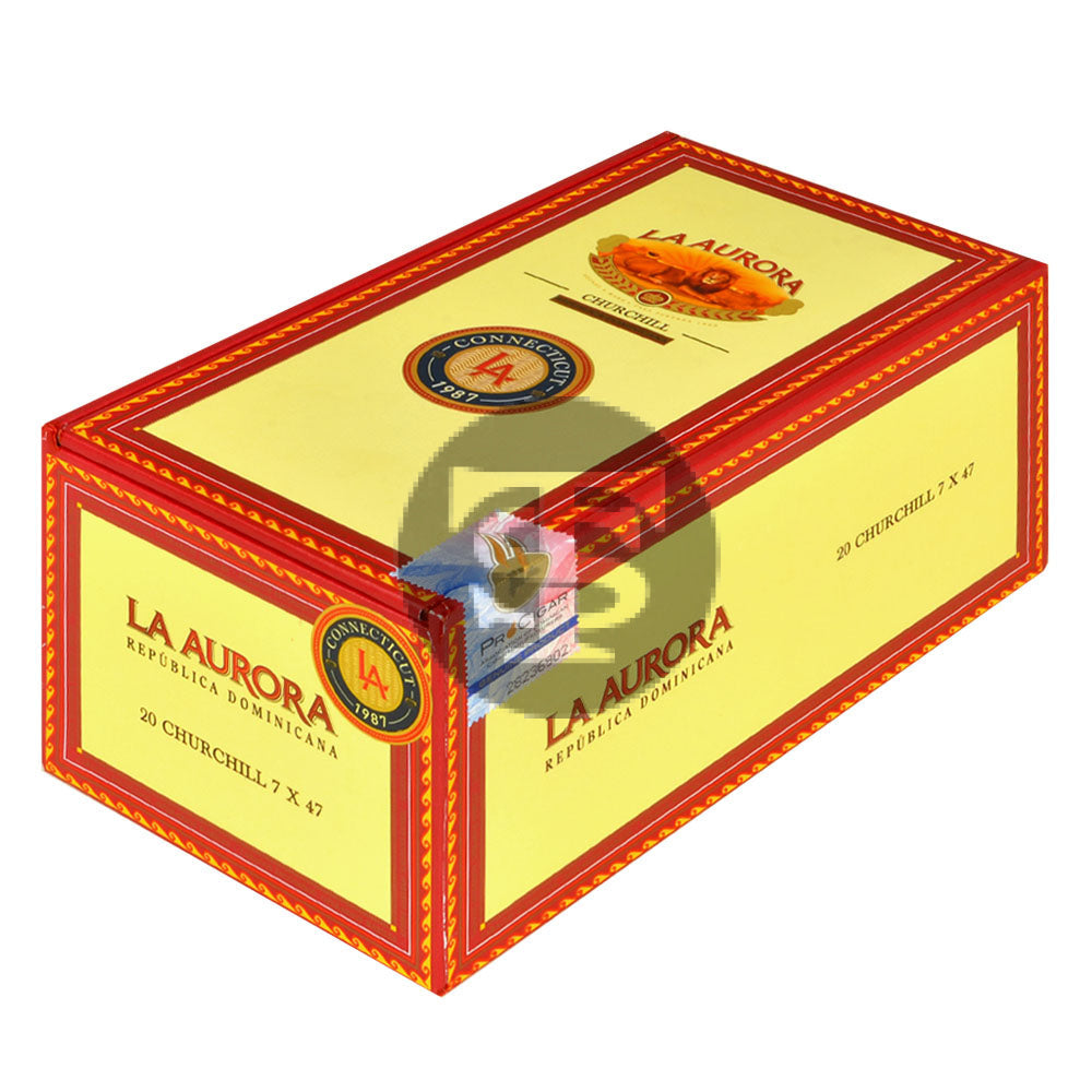 La Aurora 1987 Connecticut Churchill Cigars Box of 20
