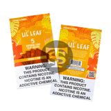 Lil Leaf Natural Flat Wraps 10 packs of 5 Cognac & Honey
