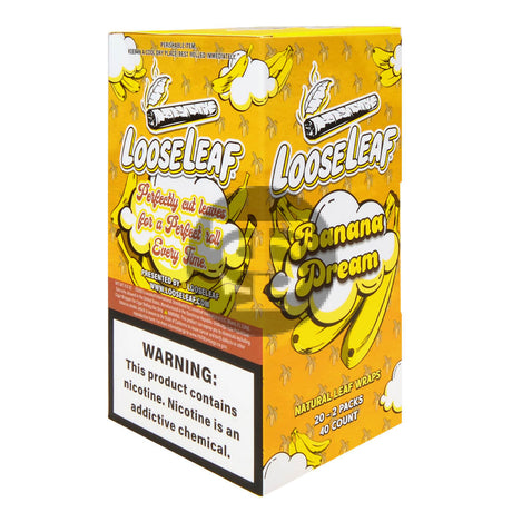 Loose Leaf Natural Wrap Banana Dream $2.99 20 packs of 2