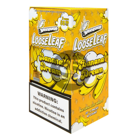 Loose Leaf Natural Wrap Banana Dream $2.99 20 packs of 2